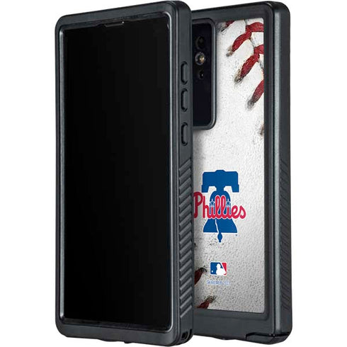 MLB Philadelphia Phillies Game Ball Galaxy S24 Ultra Waterproof Case