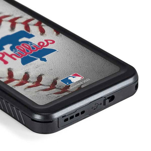 MLB Philadelphia Phillies Game Ball Galaxy S24 Waterproof Case