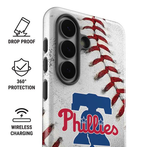 MLB Philadelphia Phillies Game Ball Galaxy S26 Plus Impact Case