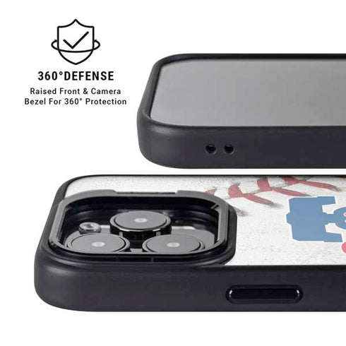 MLB Philadelphia Phillies Game Ball iPhone 15 Pro Kickstand Case