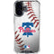 MLB Philadelphia Phillies Game Ball iPhone 16 Plus Clear Case