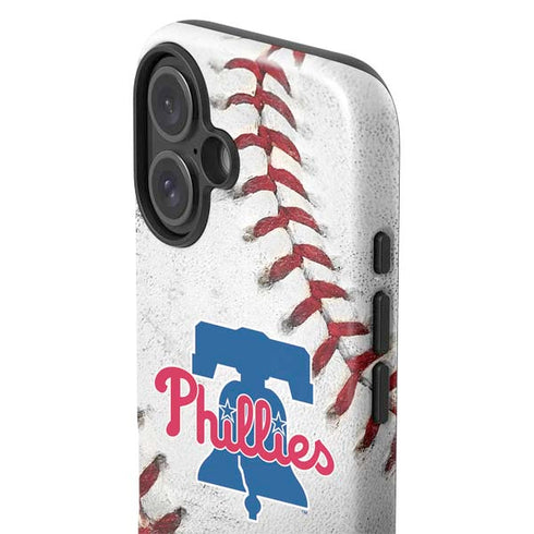 MLB Philadelphia Phillies Game Ball iPhone 16 Plus Impact Case