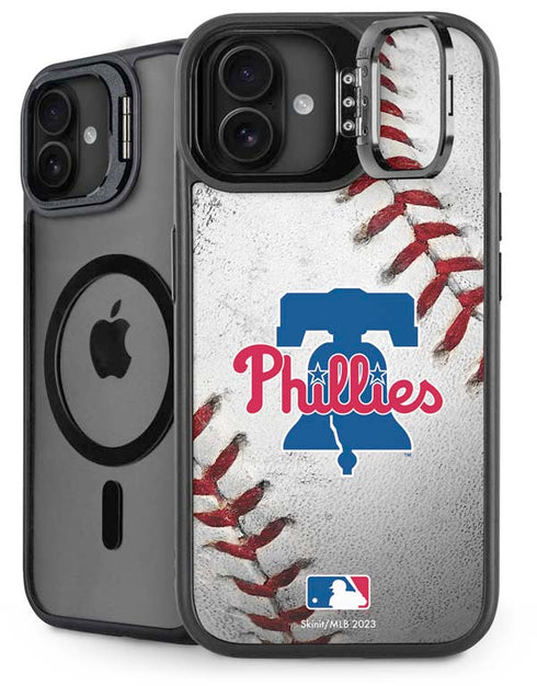 MLB Philadelphia Phillies Game Ball iPhone 16 Plus Kickstand Case