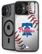 MLB Philadelphia Phillies Game Ball iPhone 16 Plus Kickstand Case