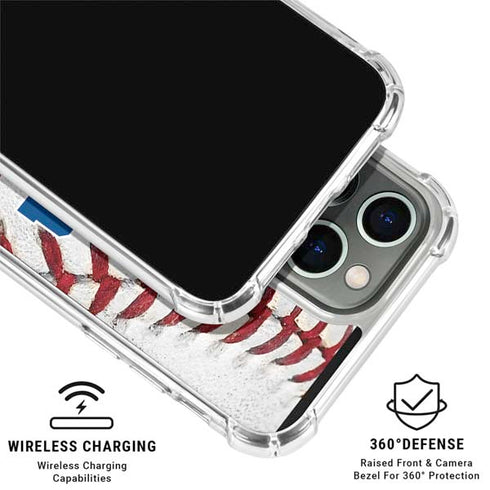 MLB Philadelphia Phillies Game Ball iPhone 16 Pro Clear Case