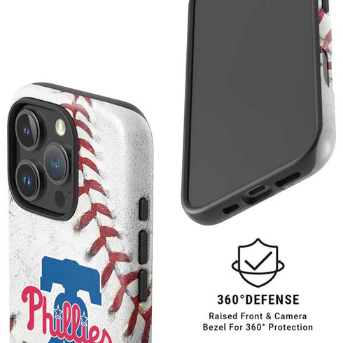 MLB Philadelphia Phillies Game Ball iPhone 16 Pro Magsafe Impact Case