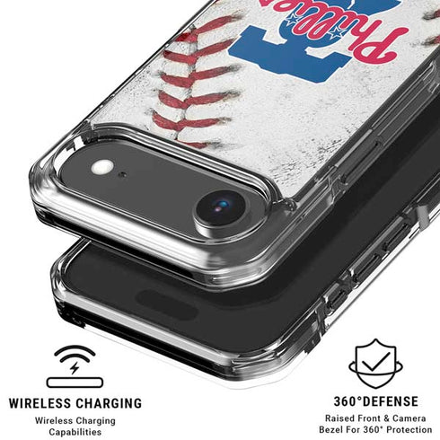 MLB Philadelphia Phillies Game Ball iPhone 17 Air Clear Case