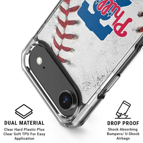 MLB Philadelphia Phillies Game Ball iPhone 17 Air Clear Case