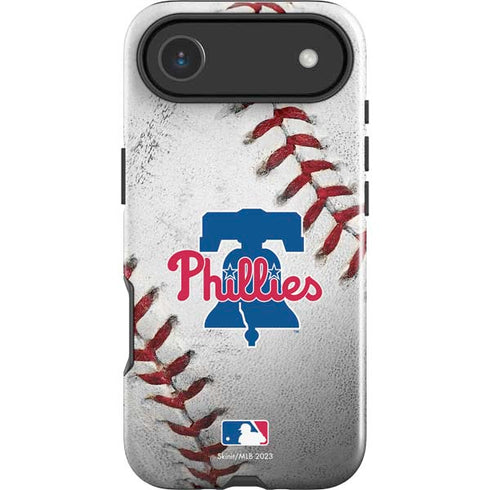 MLB Philadelphia Phillies Game Ball iPhone 17 Air Impact Case