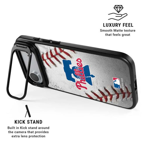 MLB Philadelphia Phillies Game Ball iPhone 17 Air Kickstand Case