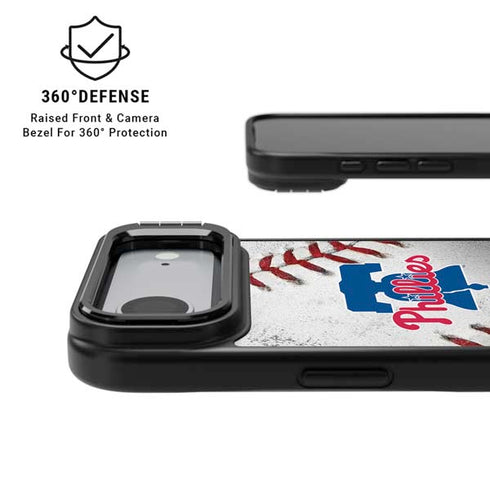 MLB Philadelphia Phillies Game Ball iPhone 17 Air Kickstand Case