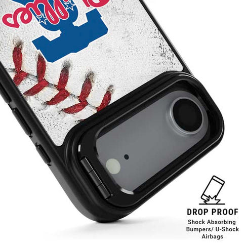 MLB Philadelphia Phillies Game Ball iPhone 17 Air Kickstand Case