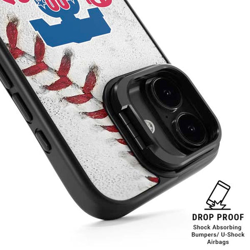 MLB Philadelphia Phillies Game Ball iPhone 17 Kickstand Case