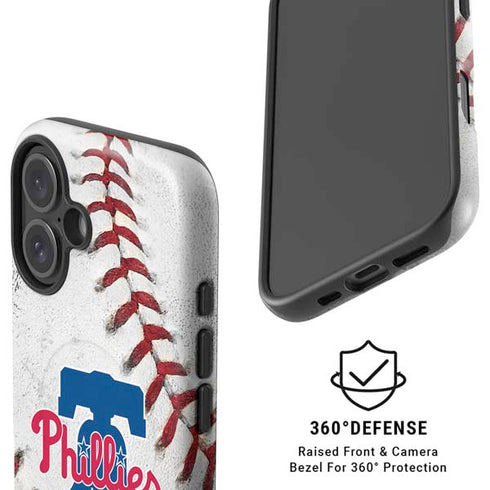 MLB Philadelphia Phillies Game Ball iPhone 17 Magsafe Impact Case
