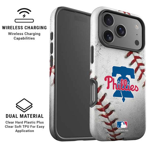 MLB Philadelphia Phillies Game Ball iPhone 17 Pro Magsafe Impact Case