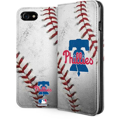 MLB Philadelphia Phillies Game Ball iPhone SE (2nd & 3rd Gen) Folio Case
