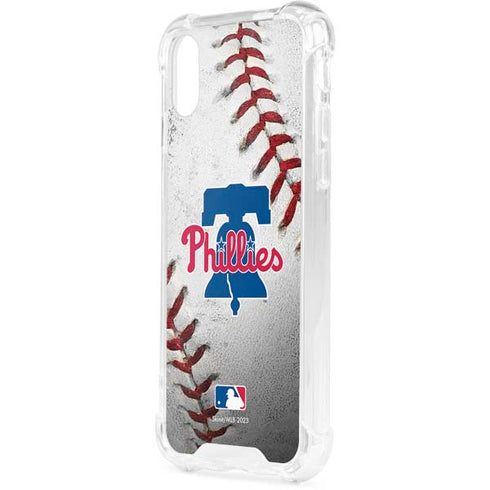MLB Philadelphia Phillies Game Ball iPhone XS Clear Case