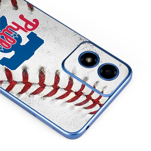 MLB Philadelphia Phillies Game Ball Moto G Play 4G (2024) Skin