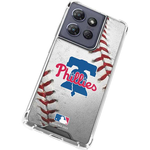 MLB Philadelphia Phillies Game Ball Moto G Power 5G (2025) Clear Case