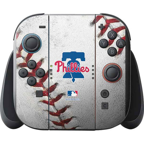 MLB Philadelphia Phillies Game Ball Nintendo Switch 2 (2025) with Joy-Con Skin