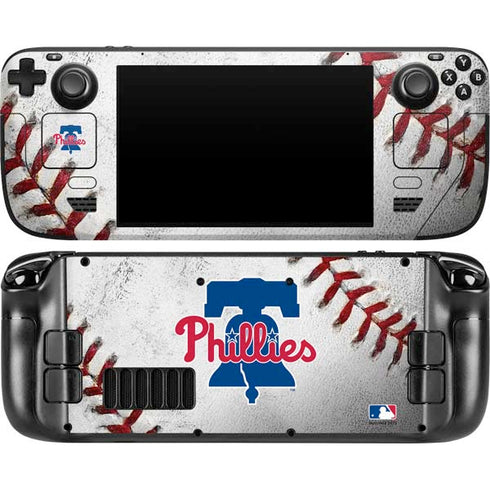 MLB Philadelphia Phillies Game Ball Steam Deck Handheld Gaming Computer OLED Skin