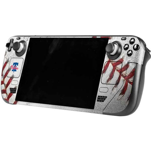 MLB Philadelphia Phillies Game Ball Steam Deck Handheld Gaming Computer OLED Skin