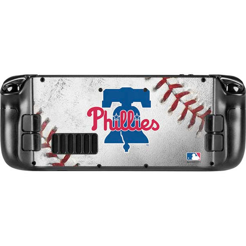 MLB Philadelphia Phillies Game Ball Steam Deck Handheld Gaming Computer OLED Skin