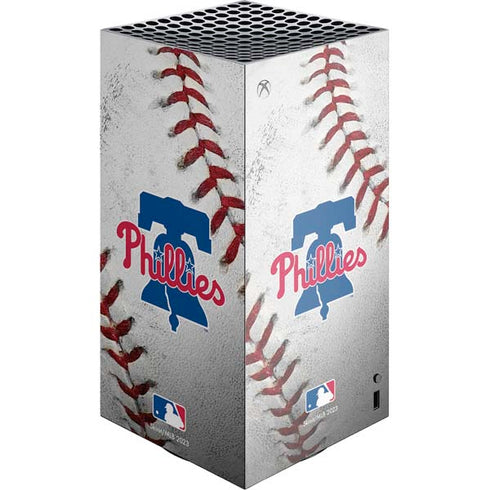 MLB Philadelphia Phillies Game Ball XBox Series X Digital Edition Console Skin