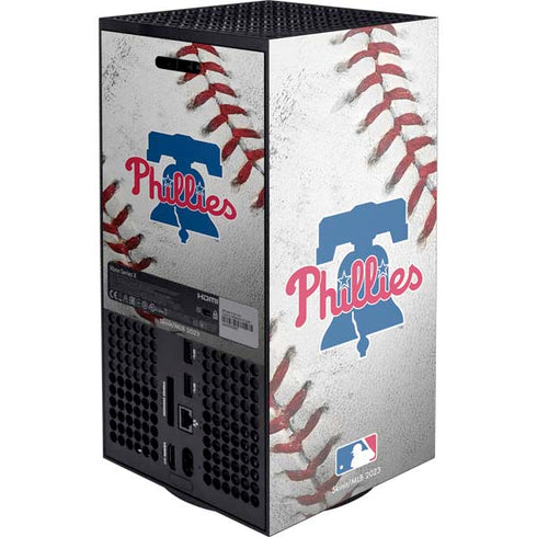 MLB Philadelphia Phillies Game Ball XBox Series X Digital Edition Console Skin