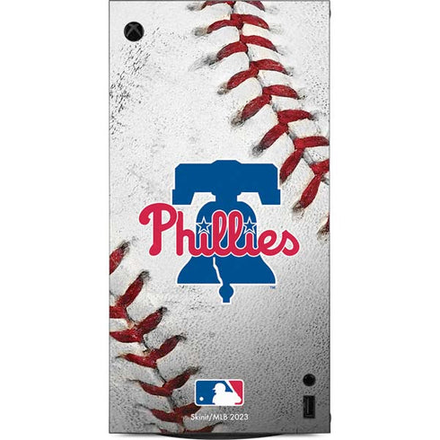 MLB Philadelphia Phillies Game Ball XBox Series X Digital Edition Console Skin