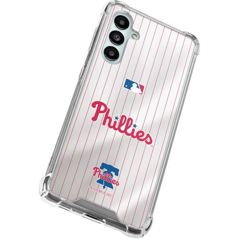 MLB Philadelphia Phillies Home Jersey Galaxy A16 5G Clear Case