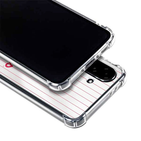 MLB Philadelphia Phillies Home Jersey Galaxy A36 5G Clear Case