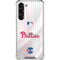 MLB Philadelphia Phillies Home Jersey Galaxy S24 FE Clear Case
