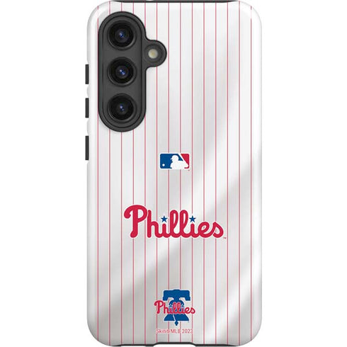 MLB Philadelphia Phillies Home Jersey Galaxy S25 Plus Impact Case