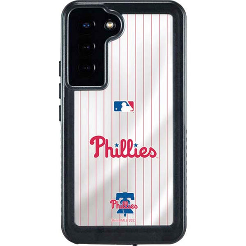 MLB Philadelphia Phillies Home Jersey Galaxy S24 Plus Waterproof Case
