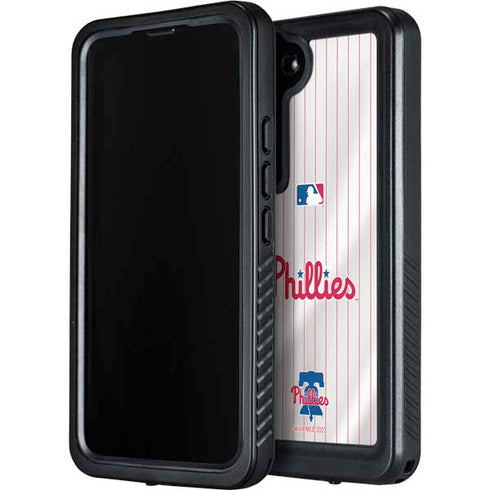 MLB Philadelphia Phillies Home Jersey Galaxy S24 Plus Waterproof Case