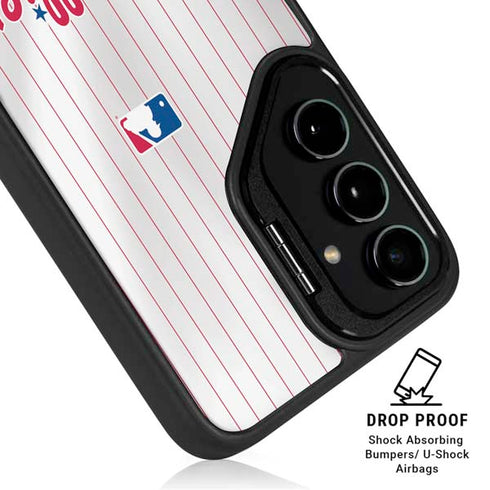 MLB Philadelphia Phillies Home Jersey Galaxy S25 Ultra Kickstand Case