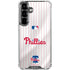 MLB Philadelphia Phillies Home Jersey Galaxy S26 Plus Clear Case