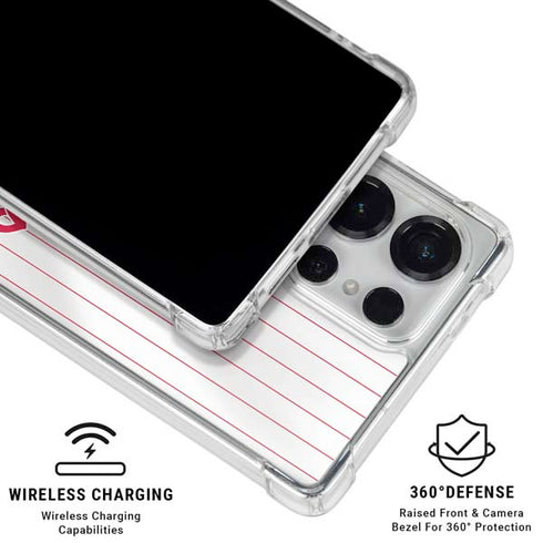 MLB Philadelphia Phillies Home Jersey Galaxy S26 Ultra Clear Case