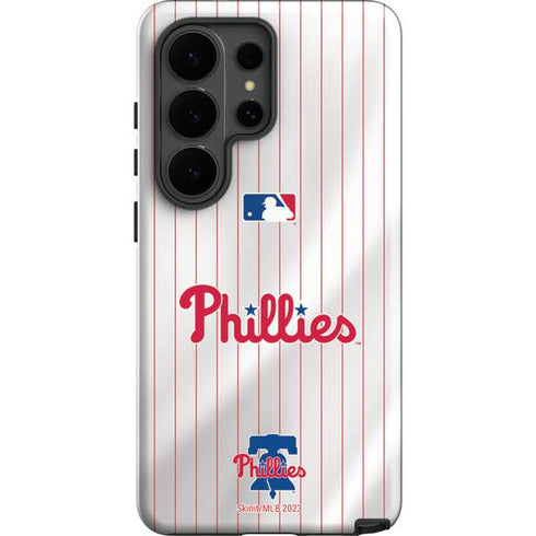 MLB Philadelphia Phillies Home Jersey Galaxy S26 Ultra Impact Case