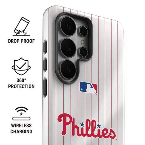 MLB Philadelphia Phillies Home Jersey Galaxy S26 Ultra Impact Case