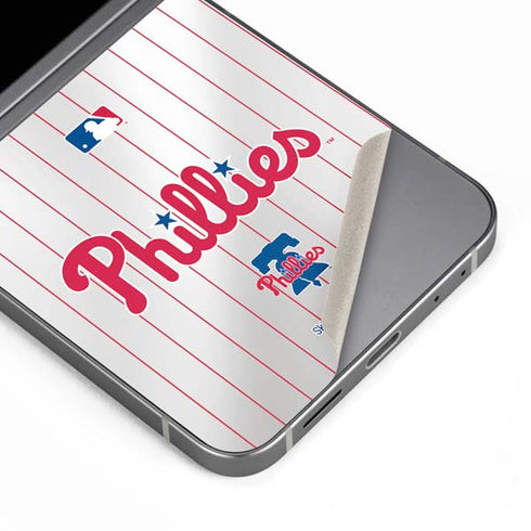 MLB Philadelphia Phillies Home Jersey Galaxy Z Flip6 Skin