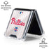 MLB Philadelphia Phillies Home Jersey Galaxy Z Flip6 Clear Case