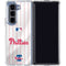 MLB Philadelphia Phillies Home Jersey Galaxy Z Fold5 5G Clear Case