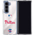 MLB Philadelphia Phillies Home Jersey Galaxy Z Fold5 5G Clear Case