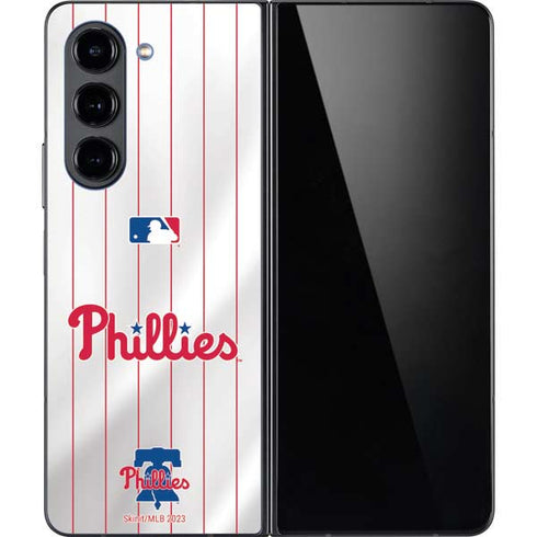 MLB Philadelphia Phillies Home Jersey Galaxy Z Fold5 5G Skin
