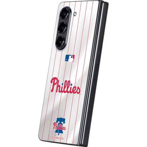 MLB Philadelphia Phillies Home Jersey Galaxy Z Fold5 5G Skin