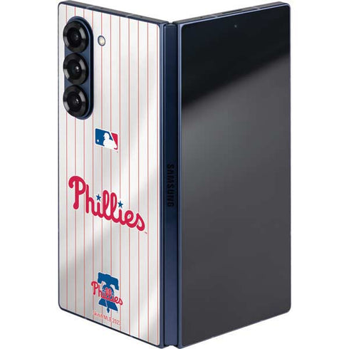 MLB Philadelphia Phillies Home Jersey Galaxy Z Fold6 Skin