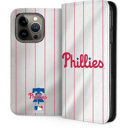 MLB Philadelphia Phillies Home Jersey iPhone 13 Pro Folio Case