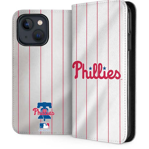 MLB Philadelphia Phillies Home Jersey iPhone 14 Folio Case
